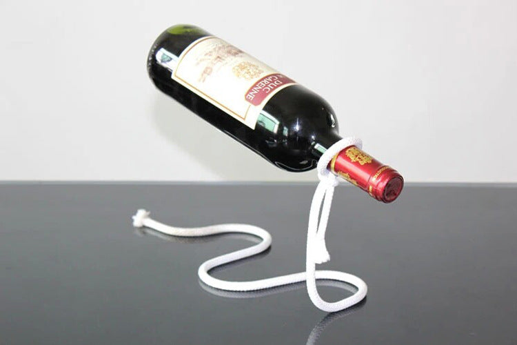 Floating Wine Holder | Artistic Wine Rack for Home Decoration