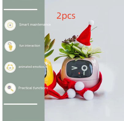 Smart Planter – AI-Powered Plant Care with 49+ Expressions, Smart Sensors, and Real-Time Water Monitoring