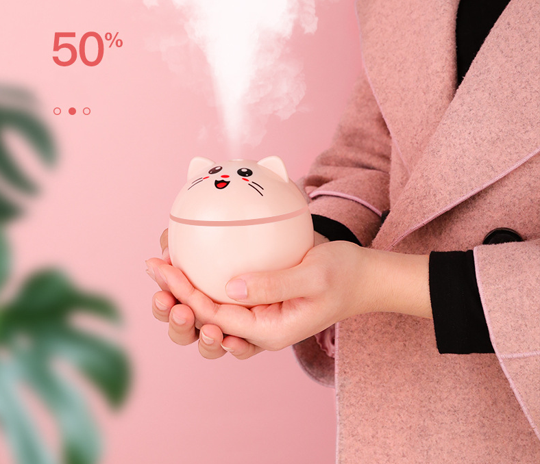 Compact USB Mini Humidifier – 300ML Water Tank