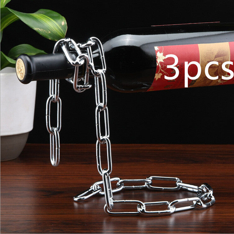 Floating Wine Holder | Artistic Wine Rack for Home Decoration