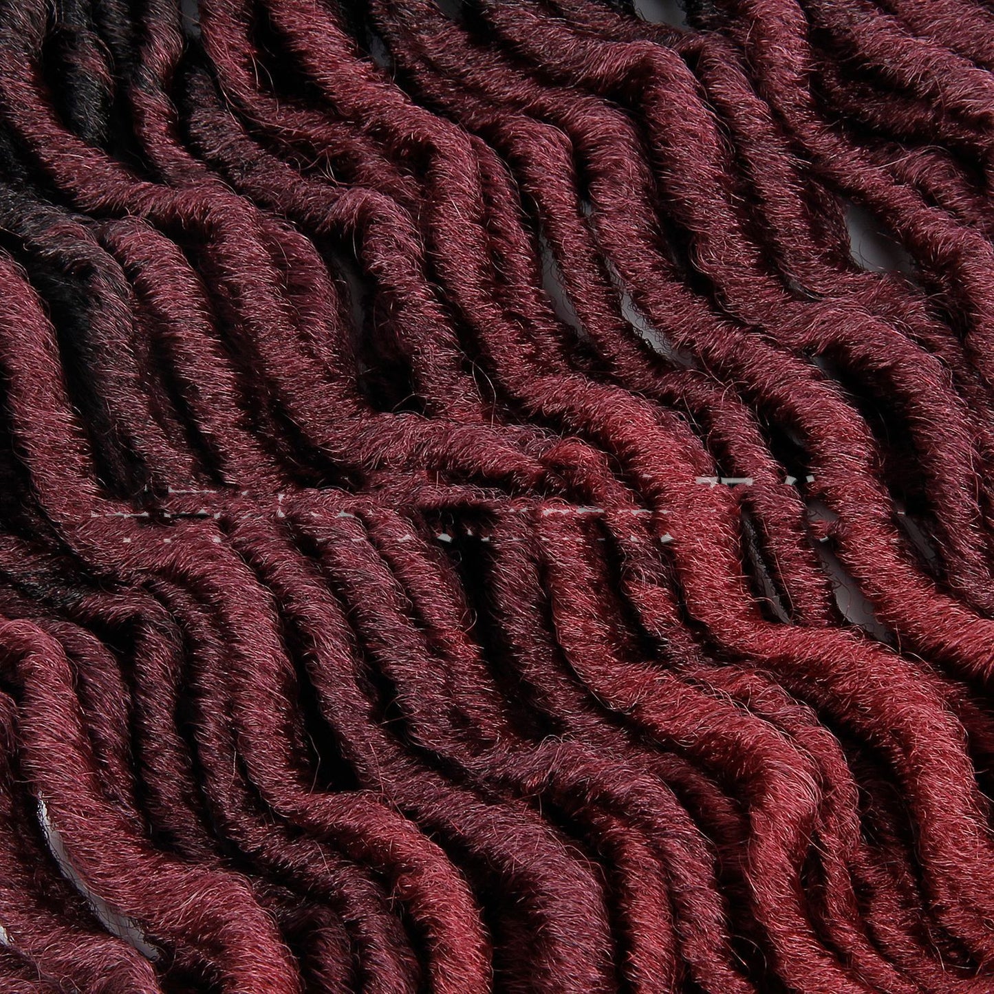 Ombre Curly Crochet Hair Extensions – Soft Synthetic Braiding Hair for Natural-Looking Protective Styles – 18” Afro Kinky Twist, Lightweight & Tangle-Free