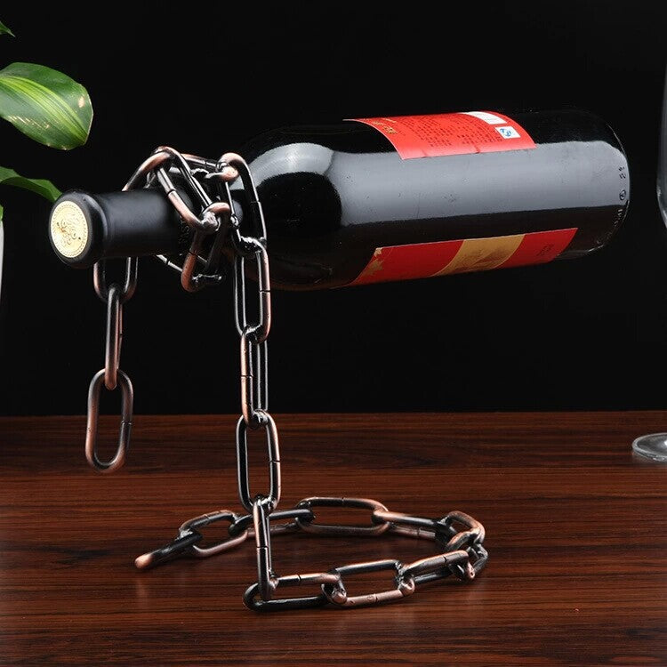 Floating Wine Holder | Artistic Wine Rack for Home Decoration