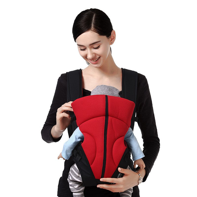 "Red Baby Carrier for Active Parents"