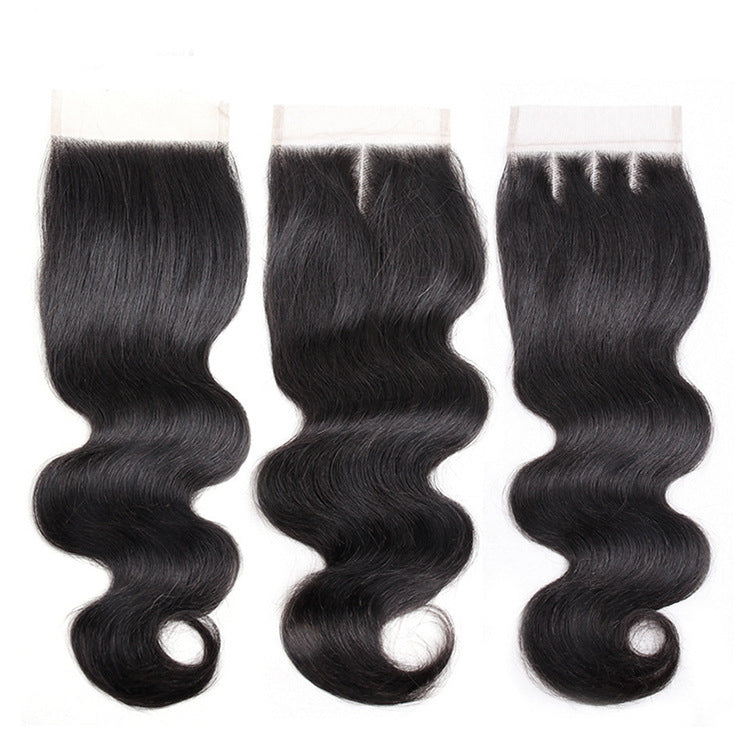 100% Brazilian Human Hair Bundles with Lace Closure – Soft, Natural, and Durable