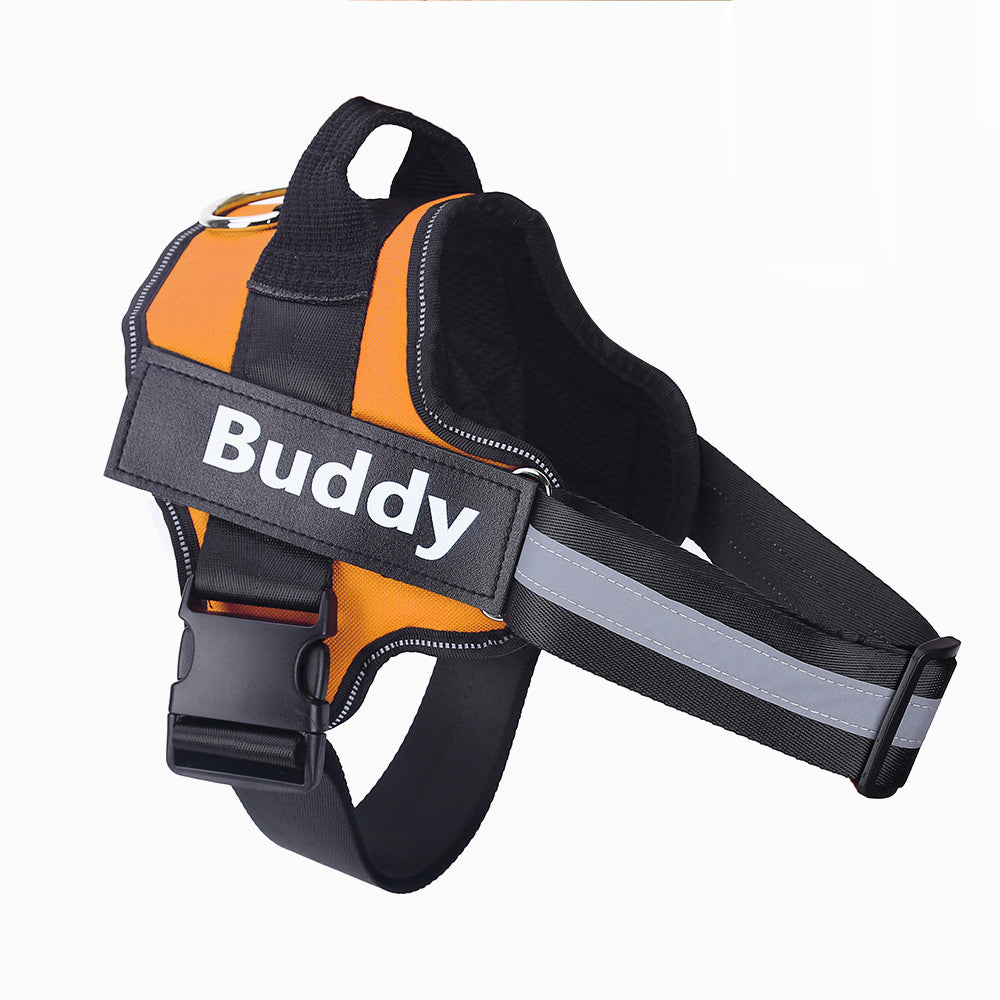 Personalised No-Pull Dog Harness – Reflective, Adjustable & Breathable Vest for Small to Large Dogs