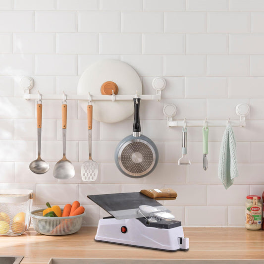 2-in-1 Electric Knife and Scissor Sharpener for Home Kitchen – USB Powered