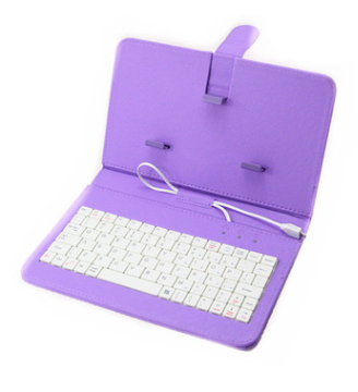 Ultra-Thin Bluetooth Keyboard Leather Case for Mobile Phones