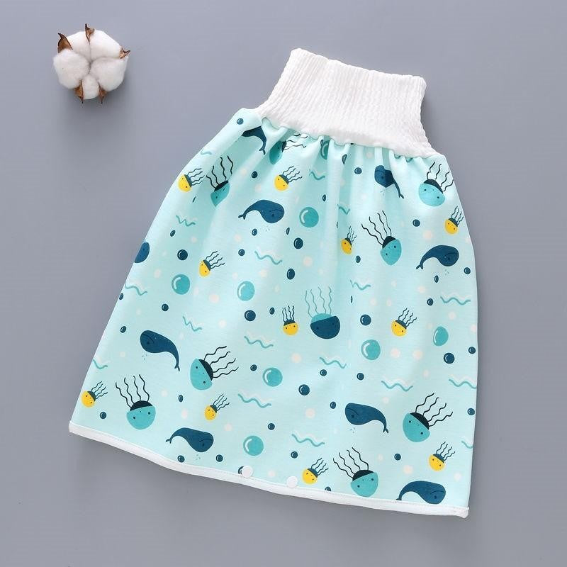 Eco-Friendly Cotton & Bamboo Baby Diaper Skirt | Soft, Absorbent, and Comfortable