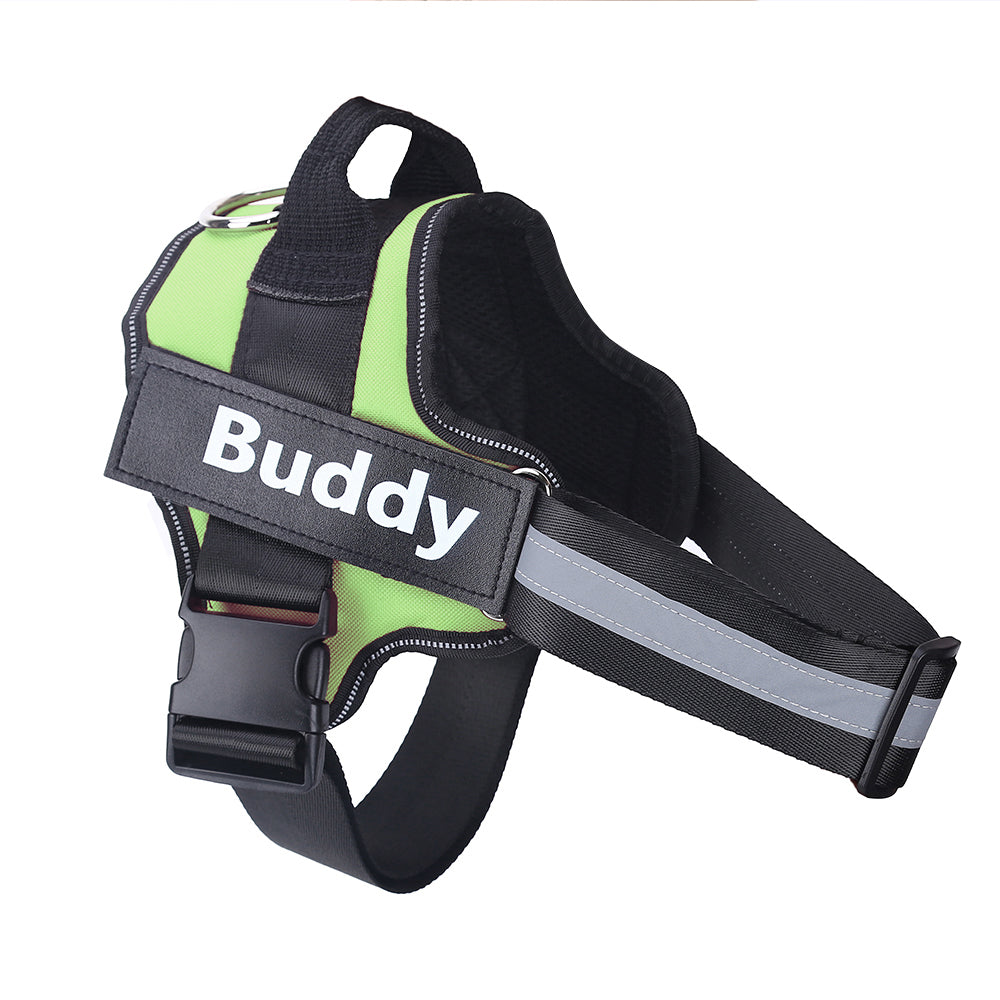 Personalised No-Pull Dog Harness – Reflective, Adjustable & Breathable Vest for Small to Large Dogs