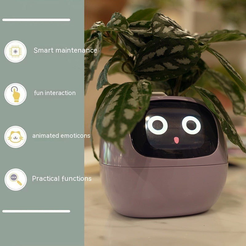 Smart Planter – AI-Powered Plant Care with 49+ Expressions, Smart Sensors, and Real-Time Water Monitoring