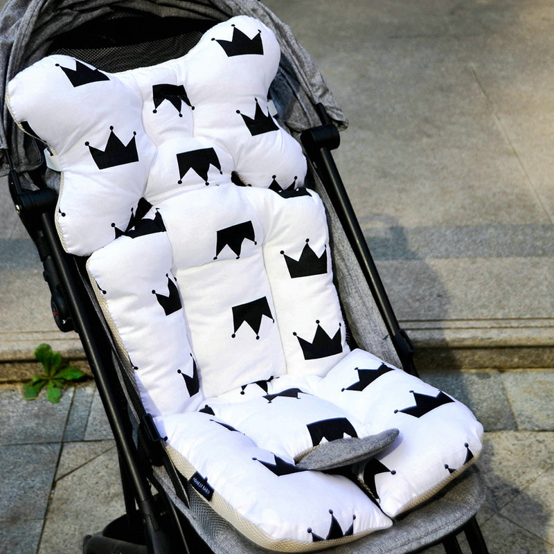 Black and whit Baby stroller cotton Pad