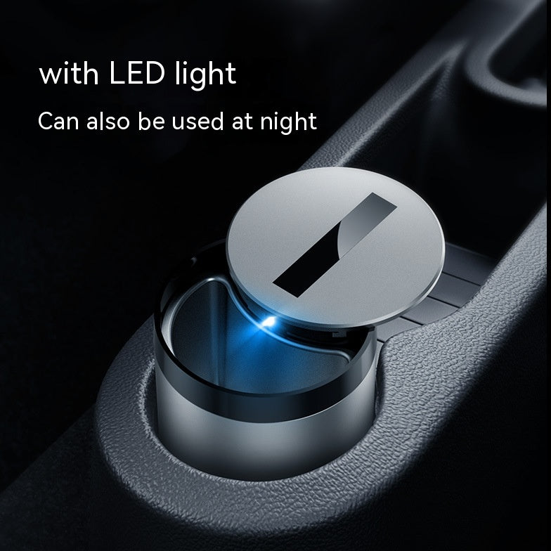 Smart Induction Car Ashtray – Infrared Automatic Lid, Rechargeable & Plug-In Options