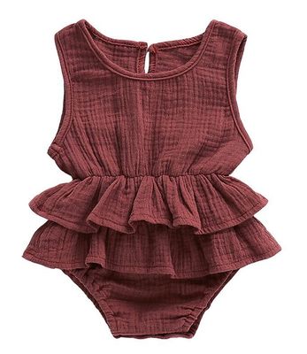 Striped Sleeveless Pettiskirt for Baby Girls – Comfortable Cotton Dress for 70cm to 100cm