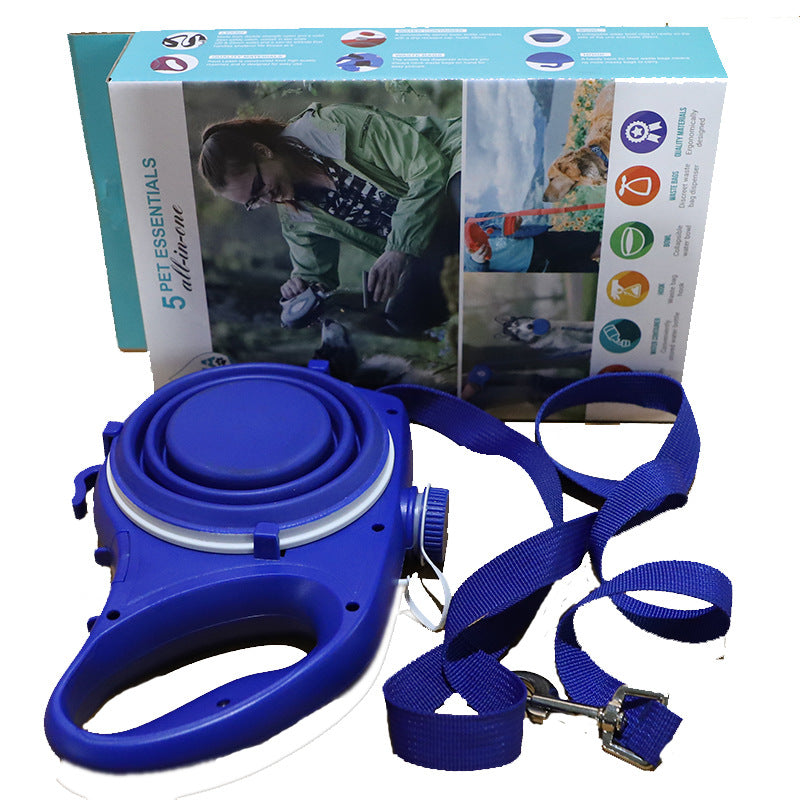 Complete Pet Care Kit | Dog Water Bottle, Cup, and Leash – All-in-One Hydration & Walking Solution