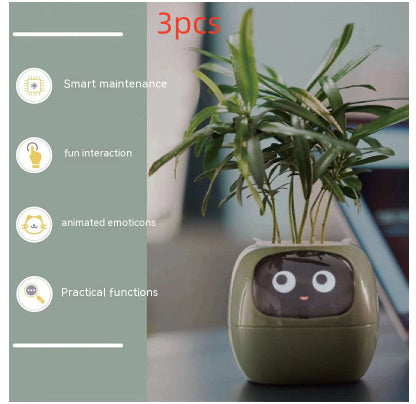 Smart Planter – AI-Powered Plant Care with 49+ Expressions, Smart Sensors, and Real-Time Water Monitoring
