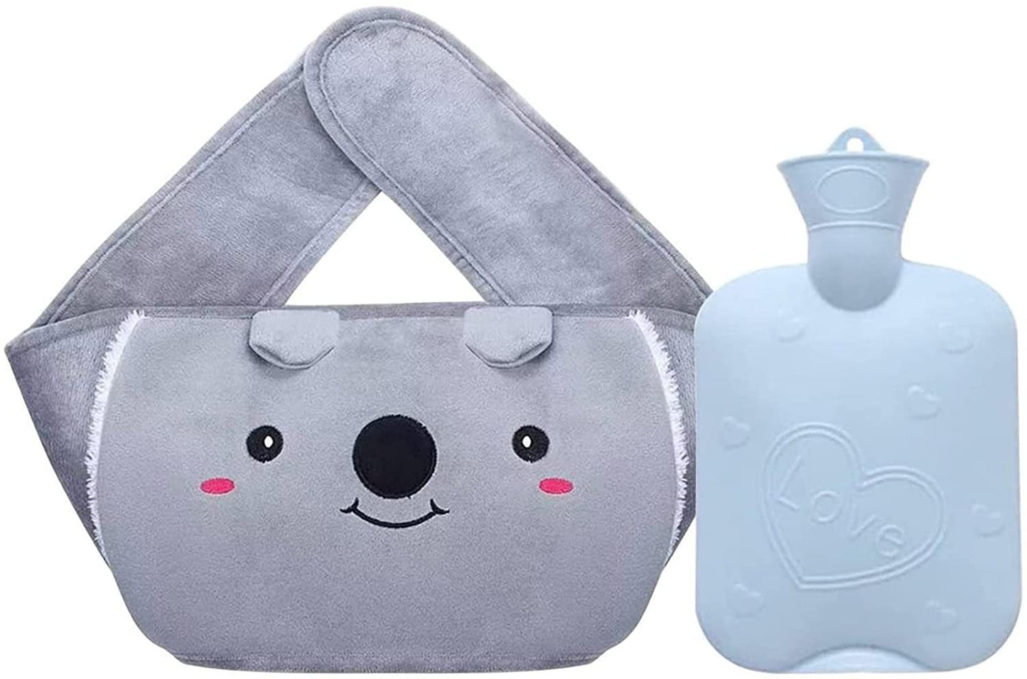 Winter Warmer Belt – Large Cute Animal | Blue Bag Two-Piece Set