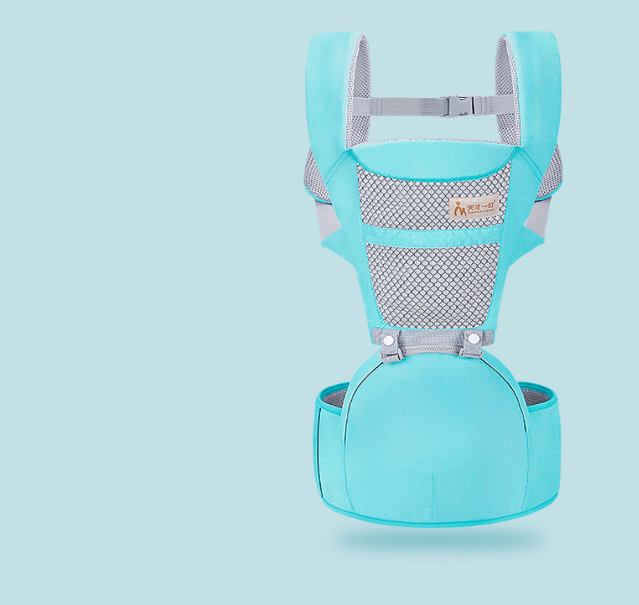 Blue Baby Carrier Waist Stool