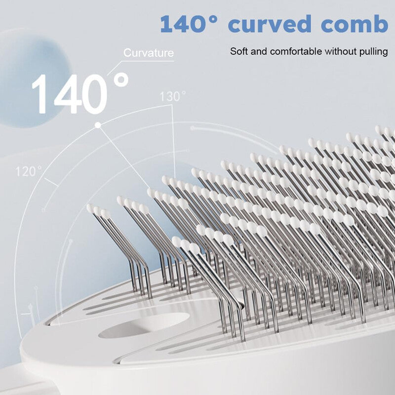 4-in-1 Pet Grooming Steam Brush for Cats & Dogs – Electric Hair Removal, Massage & UV Sterilizer Comb