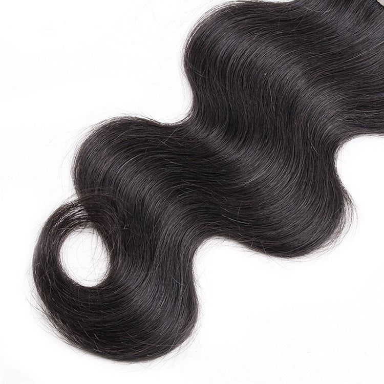 100% Brazilian Human Hair Bundles with Lace Closure – Soft, Natural, and Durable