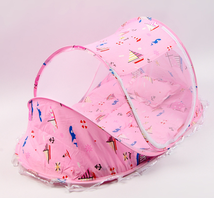 Foldable Baby Bed Net with Pillow - Everything Amazing