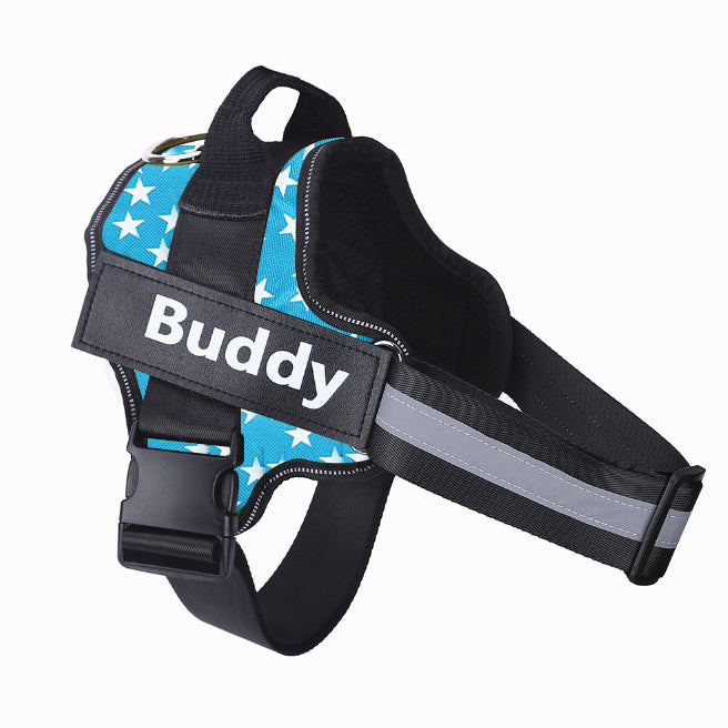 Personalised No-Pull Dog Harness – Reflective, Adjustable & Breathable Vest for Small to Large Dogs