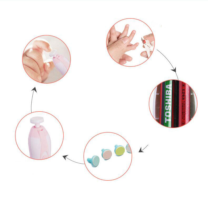 Anti-scratch Multifunctional Baby Electric Nail Polisher - Everything Amazing