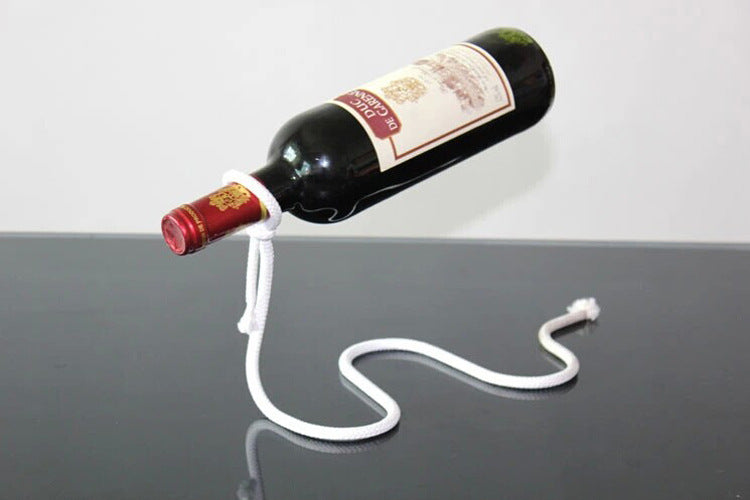 Floating Wine Holder | Artistic Wine Rack for Home Decoration