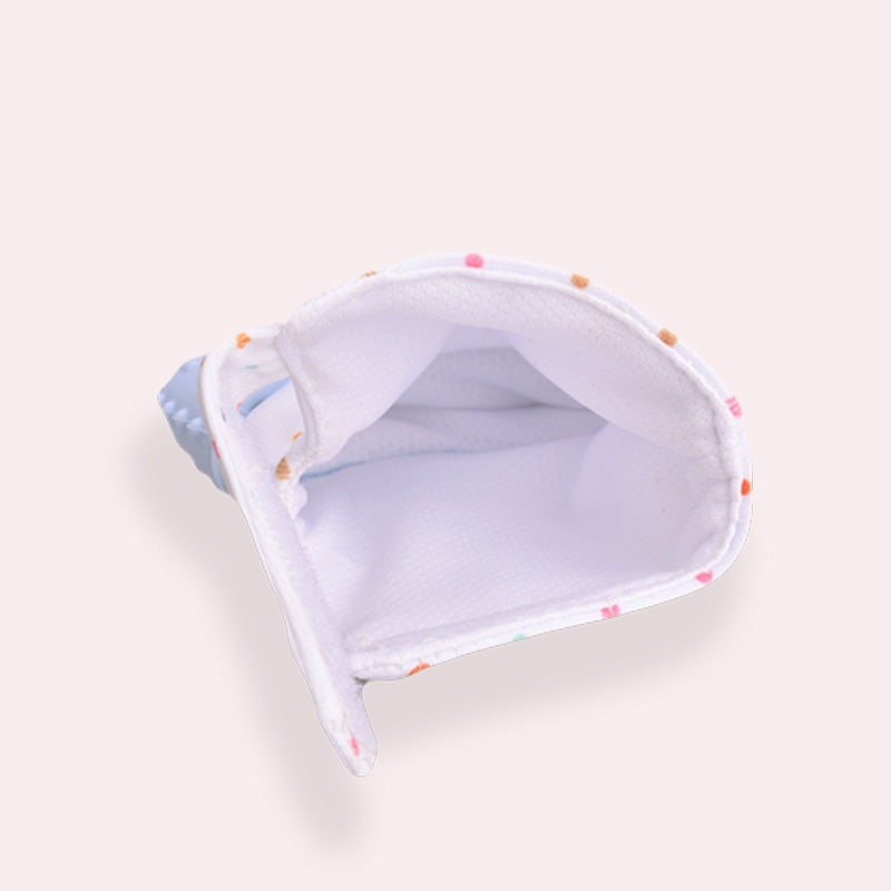 Baby Teether Silicone Molar Gloves with Sound Toys - Anti-Bite Relief for Infants