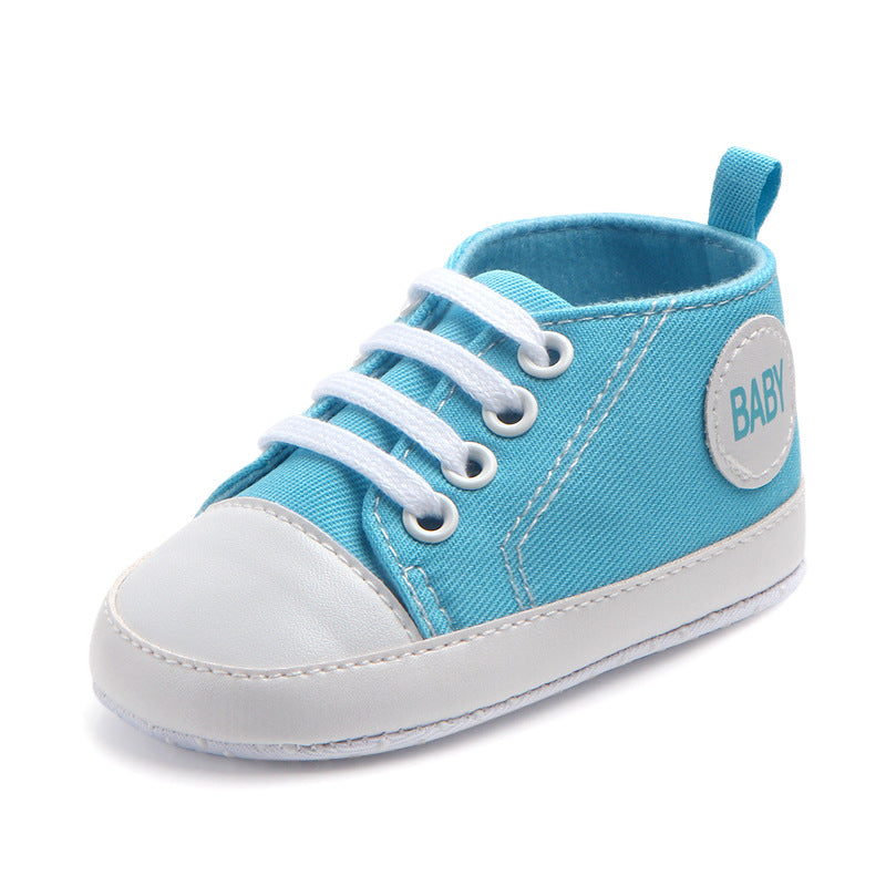 Canvas Classic Sports Sneakers - Soft Sole Anti-slip Baby Shoes for Infant & Toddler