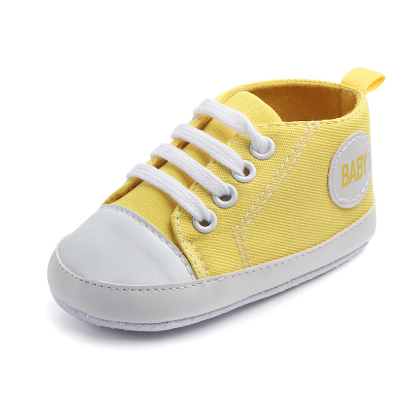 Canvas Classic Sports Sneakers - Soft Sole Anti-slip Baby Shoes for Infant & Toddler