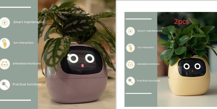 Smart Planter – AI-Powered Plant Care with 49+ Expressions, Smart Sensors, and Real-Time Water Monitoring