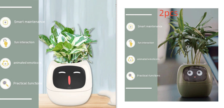 Smart Planter – AI-Powered Plant Care with 49+ Expressions, Smart Sensors, and Real-Time Water Monitoring