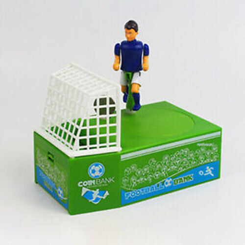 Electric Soccer Player Piggy Bank – Goal Kicking Football Money Saving Box for Kids