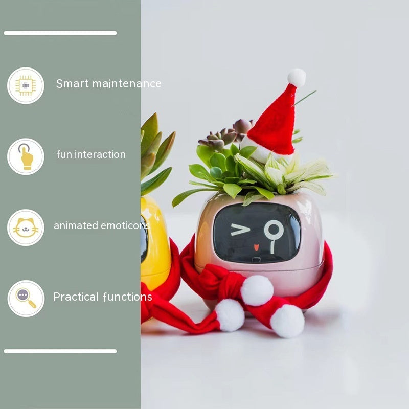 Smart Planter – AI-Powered Plant Care with 49+ Expressions, Smart Sensors, and Real-Time Water Monitoring