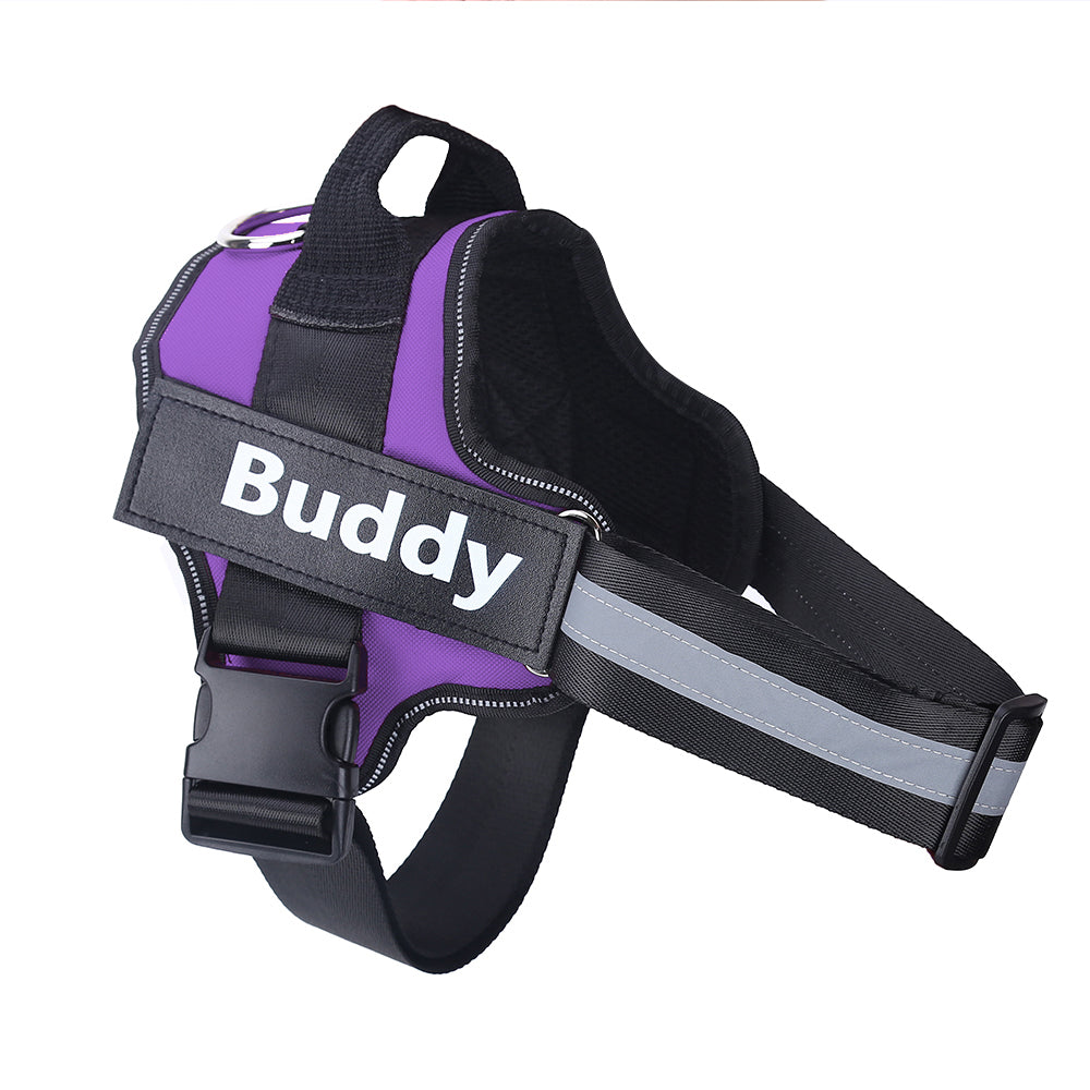 Personalised No-Pull Dog Harness – Reflective, Adjustable & Breathable Vest for Small to Large Dogs