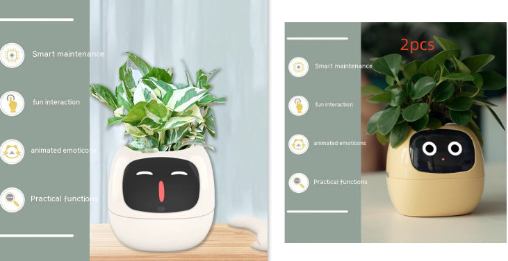 Smart Planter – AI-Powered Plant Care with 49+ Expressions, Smart Sensors, and Real-Time Water Monitoring