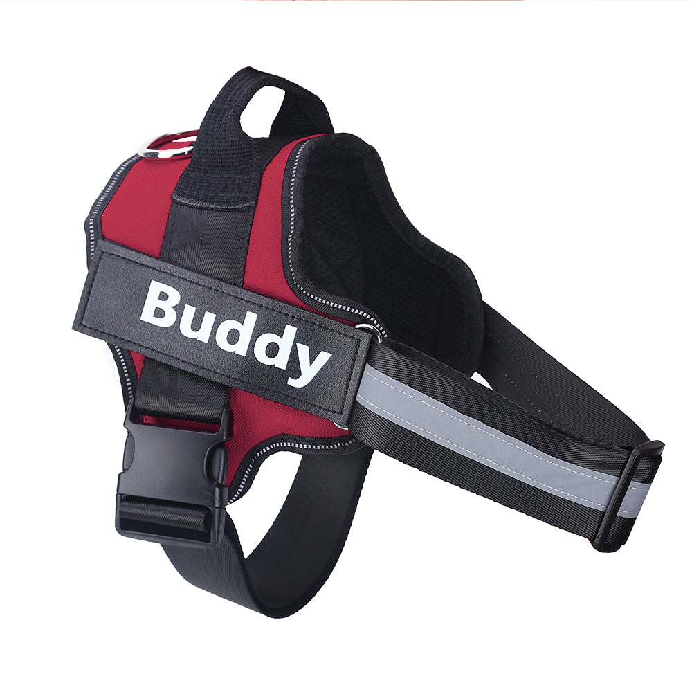 Personalised No-Pull Dog Harness – Reflective, Adjustable & Breathable Vest for Small to Large Dogs