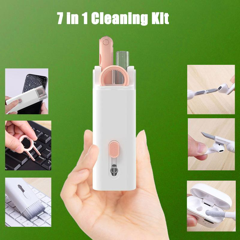 Multifunctional Bluetooth Headset & Keyboard Cleaning Pen Set | All-in-One Cleaning Kit for Earbuds, Laptops, Phones & More