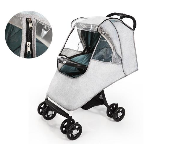 Universal Baby Stroller Rainproof Cover - Warm, Waterproof, and Comfortable Stroller Protector