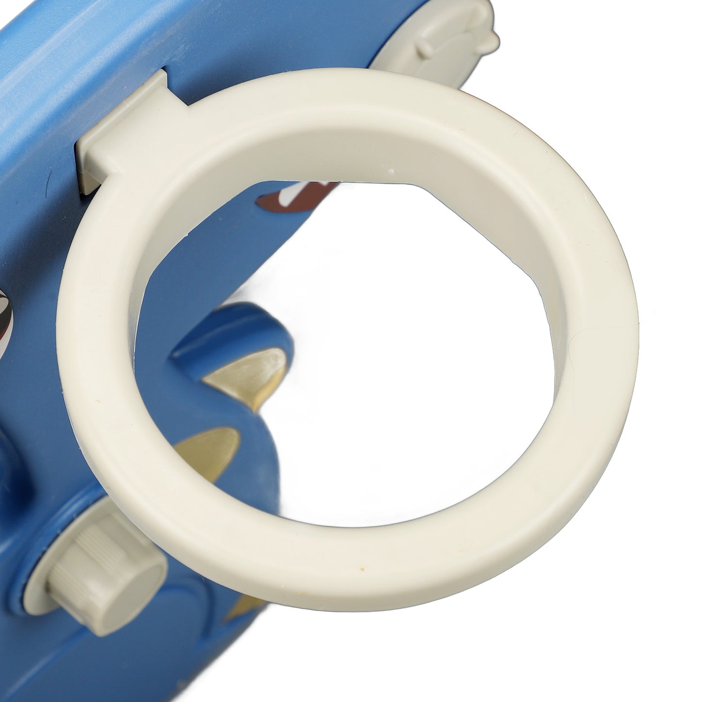 Toddler Indoor Slide with Basketball Hoop – Dinosaur Shape, Foldable, 0-3 Years, Easy Assembly, Blue