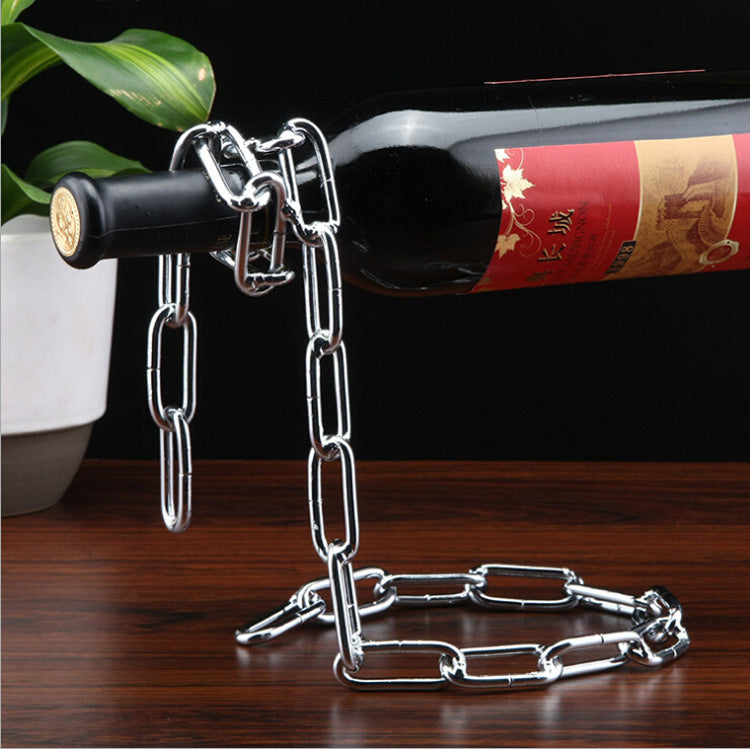 Floating Wine Holder | Artistic Wine Rack for Home Decoration