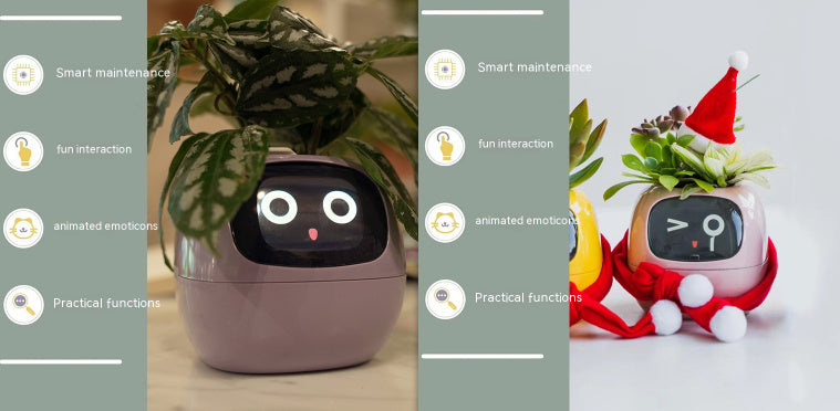 Smart Planter – AI-Powered Plant Care with 49+ Expressions, Smart Sensors, and Real-Time Water Monitoring