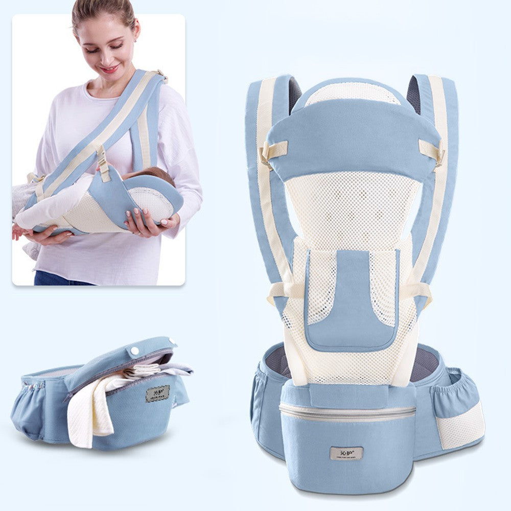 Sky Blue Hip Baby Carrier 