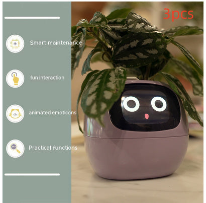 Smart Planter – AI-Powered Plant Care with 49+ Expressions, Smart Sensors, and Real-Time Water Monitoring