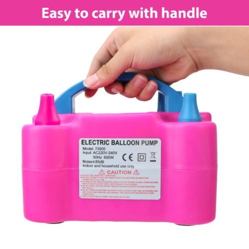 13000Pa Electric Balloon Inflator with Dual Nozzle – Fast Party Air Pump for Balloons, Weddings & Xmas UK