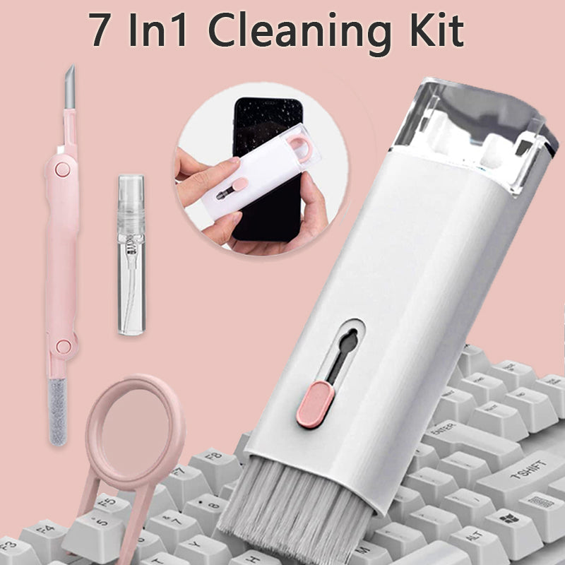 Multifunctional Bluetooth Headset & Keyboard Cleaning Pen Set | All-in-One Cleaning Kit for Earbuds, Laptops, Phones & More