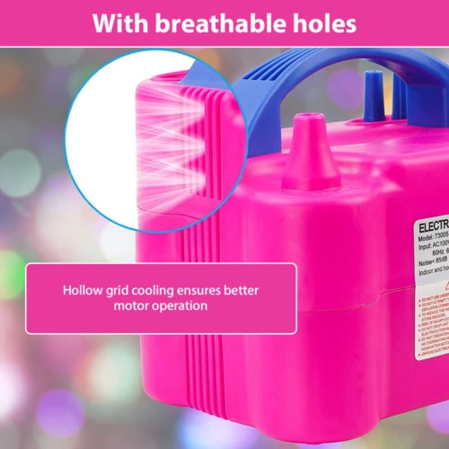 13000Pa Electric Balloon Inflator with Dual Nozzle – Fast Party Air Pump for Balloons, Weddings & Xmas UK