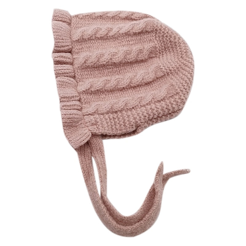 Trendy winter baby girl hat