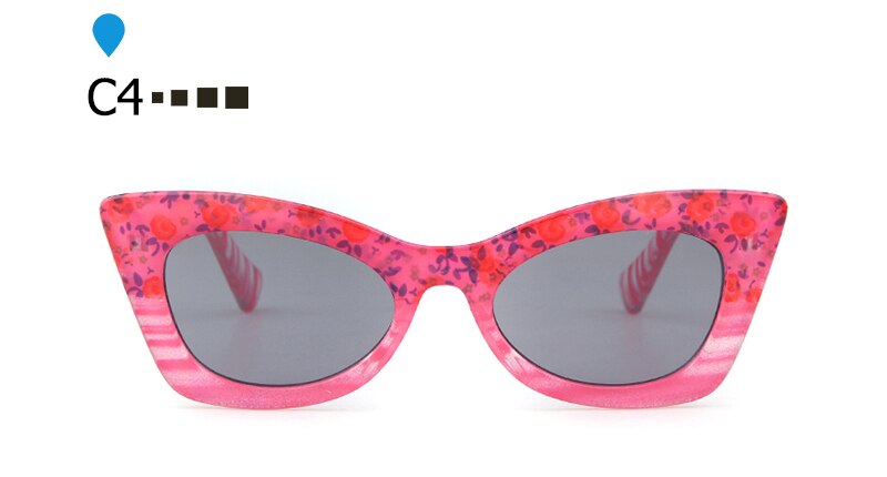 Cute Red Cat Eye Sunglasses