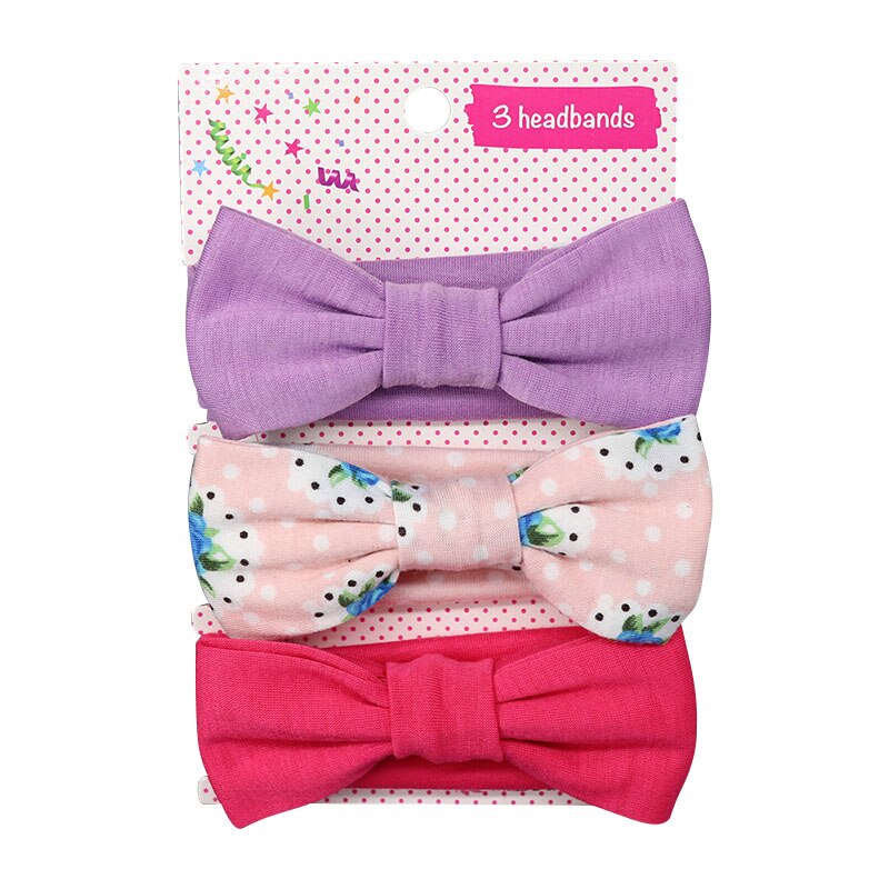 Soft Nylon Elastic Baby Headband Set: Stylish Bows for Newborn Girls - Everything Amazing